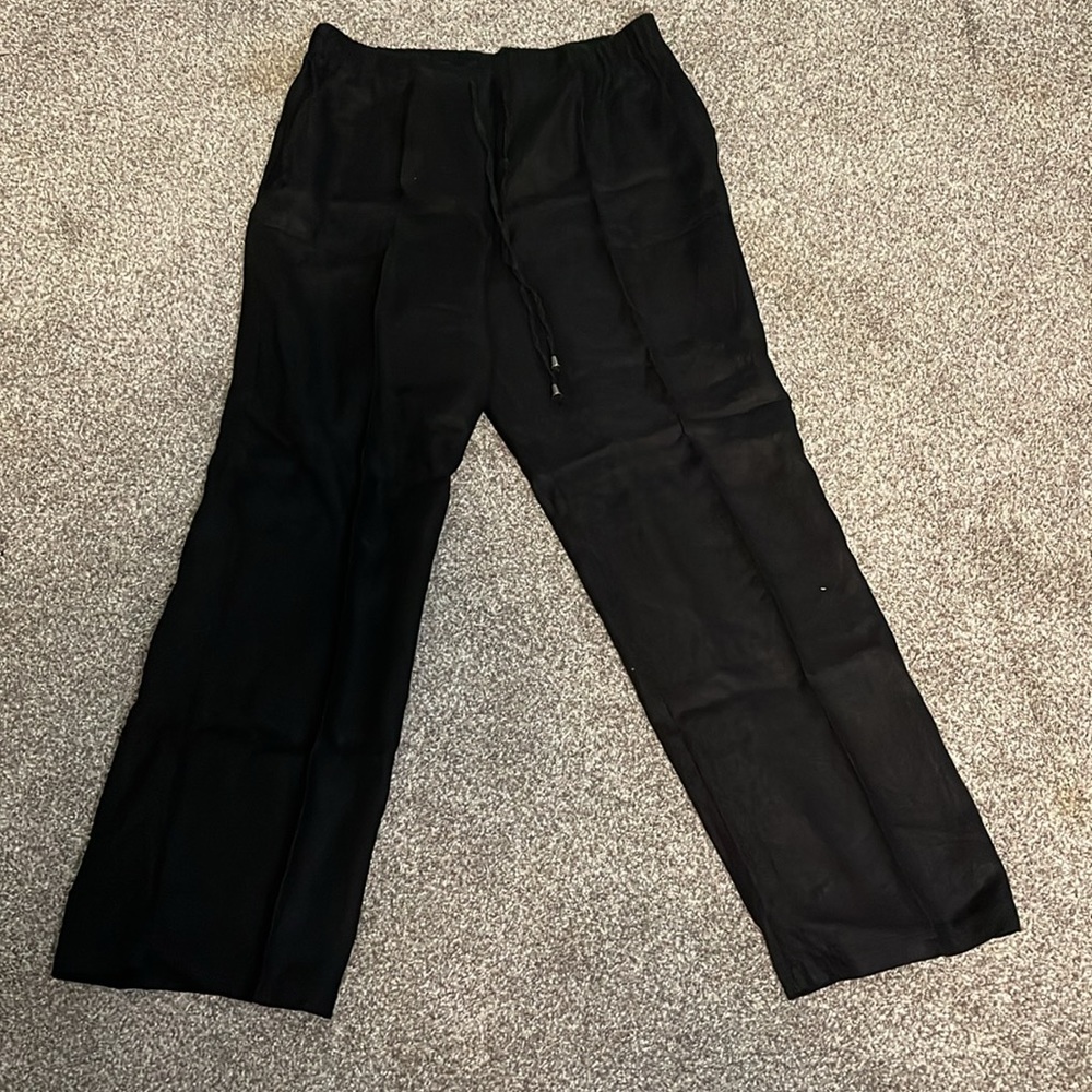 Style and Co black pull on pants